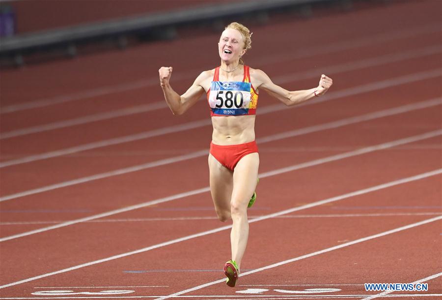 (SP)INDONESIA-JAKARTA-ASIAN GAMES-ATHLETICS-WOMEN'S 10000M FINAL