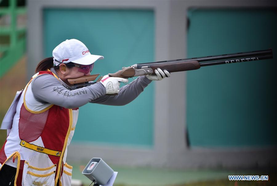 (SP)INDONESIA-PALEMBANG-ASIAN GAMES-SHOOTING-WOMEN'S SKEET