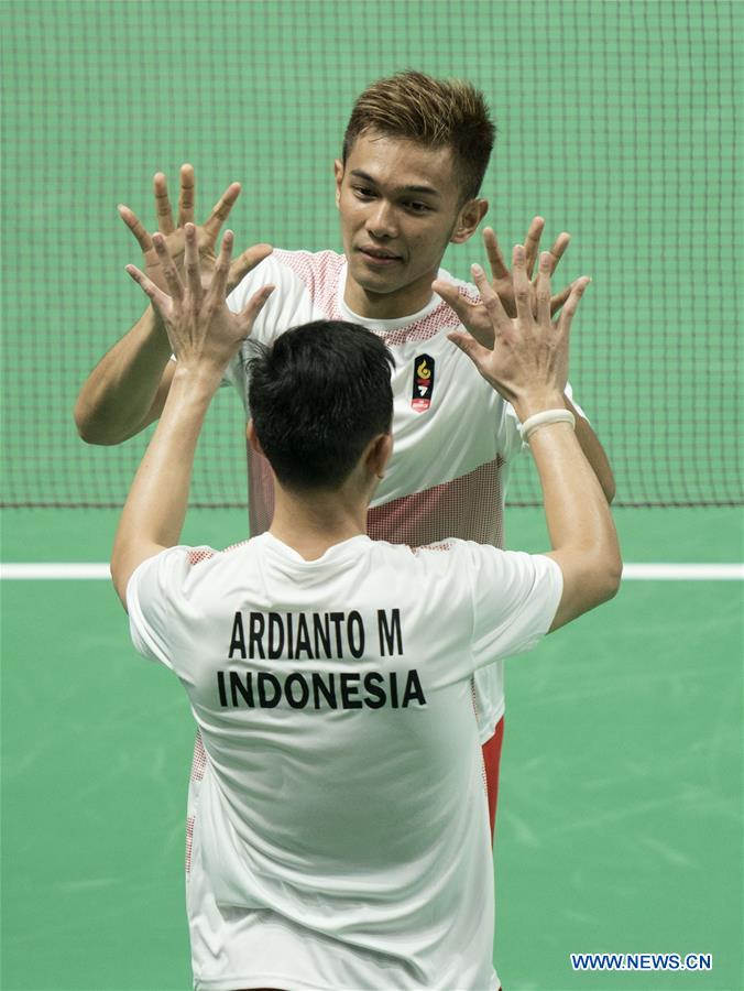 (SP)INDONESIA-JAKARTA-ASIAN GAMES-BADMINTON