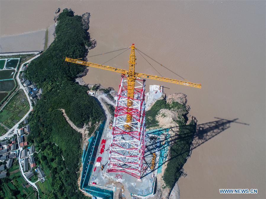 CHINA-ZHEJIANG-WORLD'S HIGHEST POWER PYLON (CN)