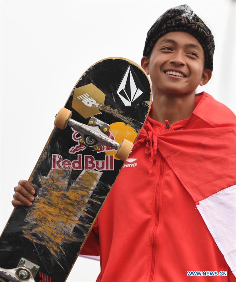 (SP)INDONESIA-PALEMBANG-ASIAN GAMES-SKATEBOARD