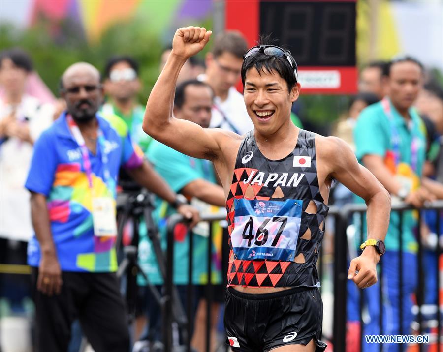 (SP)INDONESIA-JAKARTA-ASIAN GAMES-ATHLETICS-RACE WALK