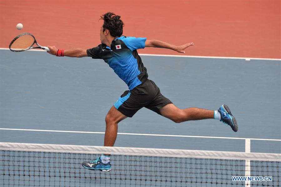 (SP)INDONESIA-PALEMBANG-ASIAN GAMES-MEN'S TEAM SOFT TENNIS-FINAL-SOUTH KOREA VS JAPAN