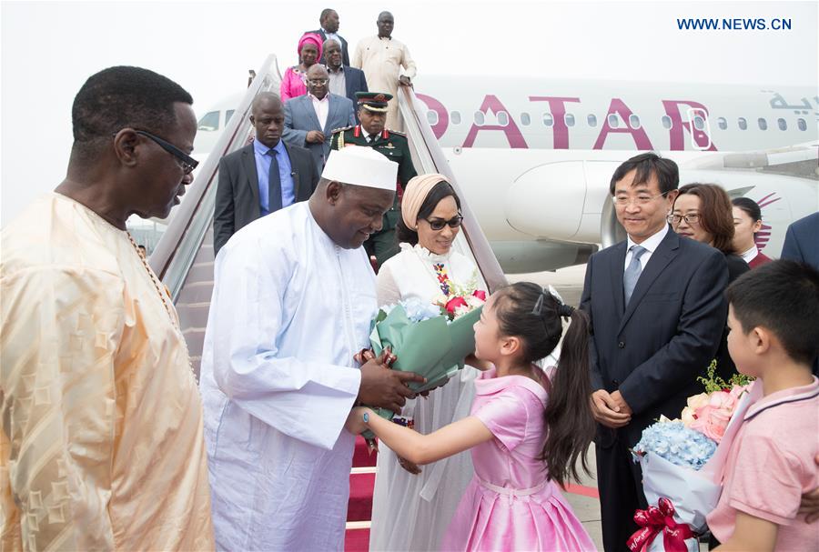 CHINA-BEIJING-GAMBIA-PRESIDENT-ARRIVAL (CN)