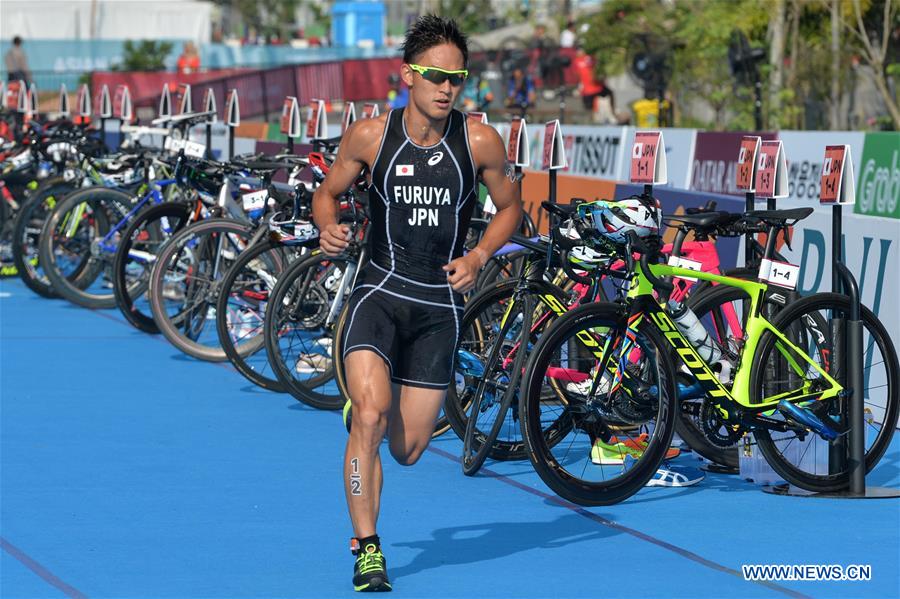 (SP)INDONESIA-PALEMBANG-ASIAN GAMES-MIXED RELAY TRIATHLON