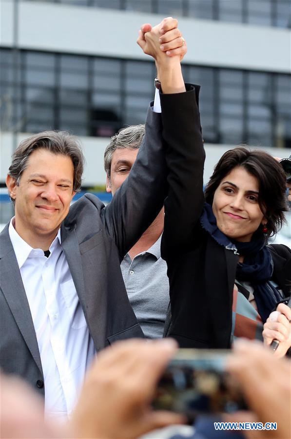 BRAZIL-CURITIBA-PT-CANDIDACY-HADDAD