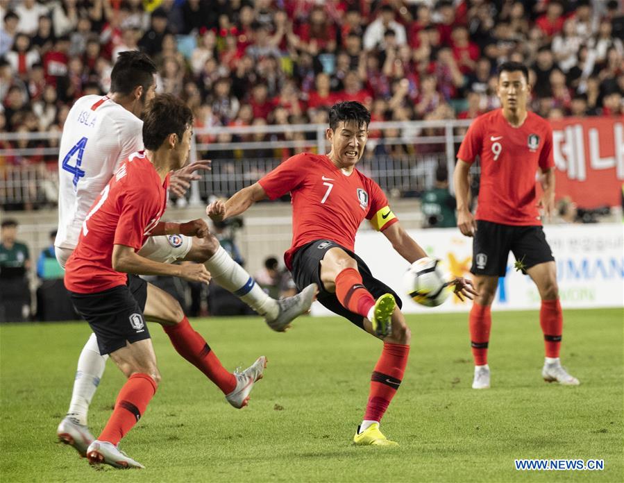 (SP)SOUTH KOREA-SUWON-SOCCER-FRIENDLY MATCH-SOUTH KOREA VS CHILE