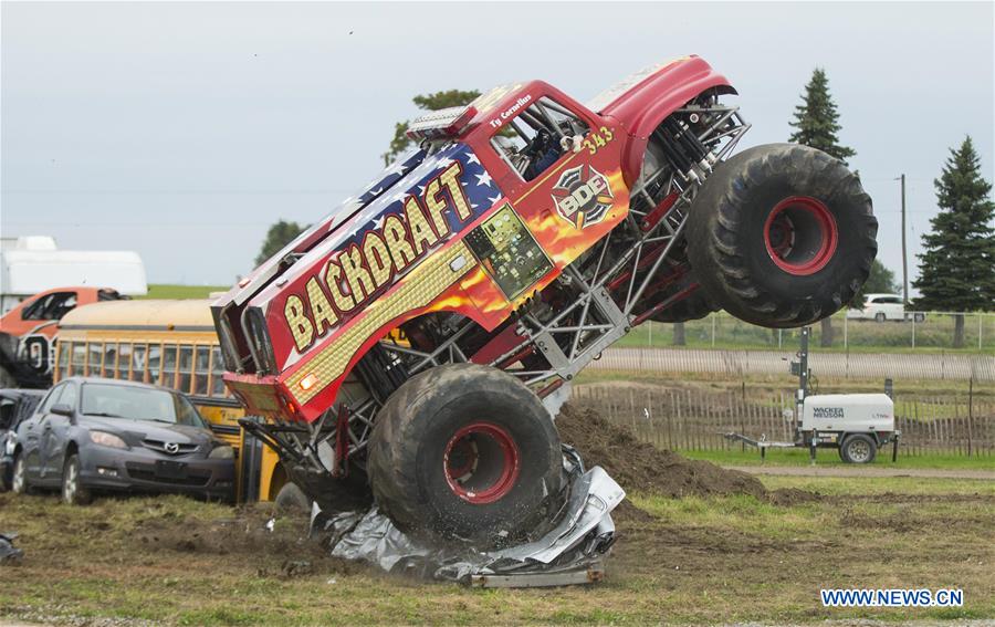 (SP)CANADA-MARKHAM-MONSTER TRUCK SHOW