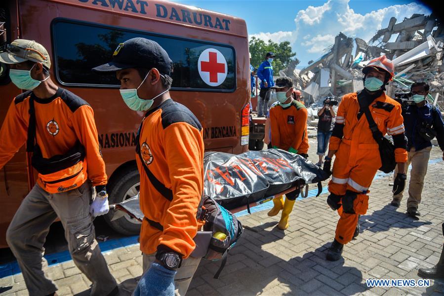 INDONESIA-CENTRAL SULAWESI PROVINCE-EARTHQUAKE-TSUNAMI-RESCUE