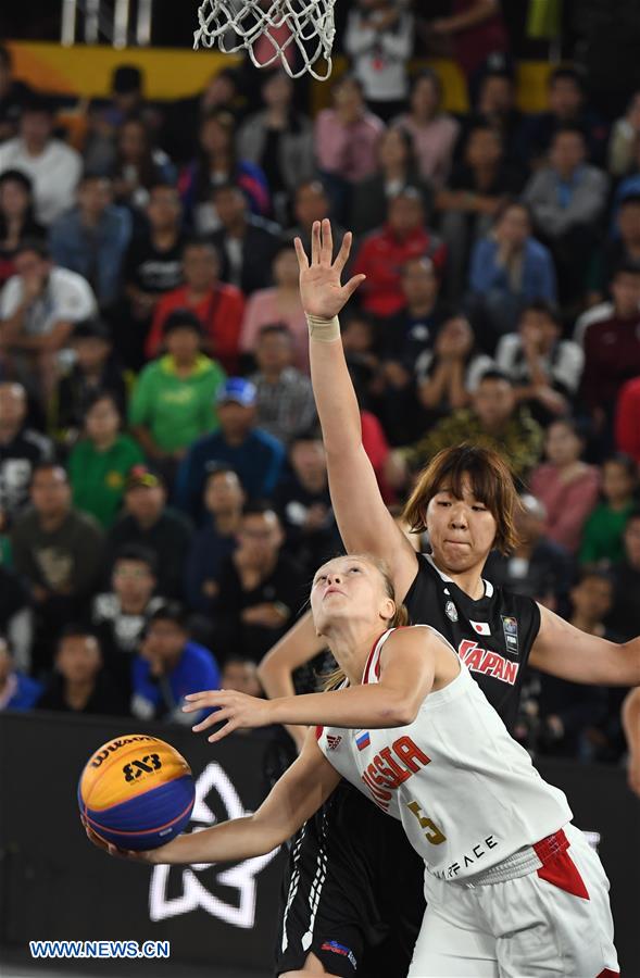 (SP)CHINA-SHAANXI-BASKETBALL-FIBA 3X3 WORLD CUP-U23 WOMEN (CN)