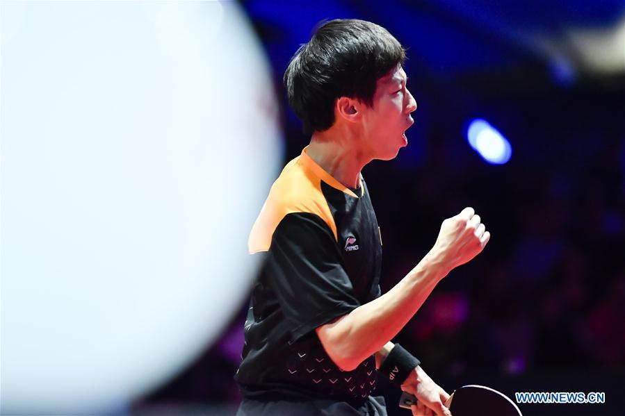 (SP)FRANCE-CHESSY-2018 ITTF MEN'S WORLD CUP-BRONZE MEDAL MATCH