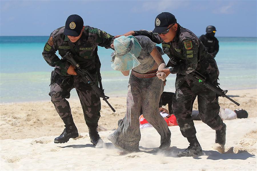 PHILIPPINES-BORACAY ISLAND-SECURITY CAPABILITY DEMONSTRATION