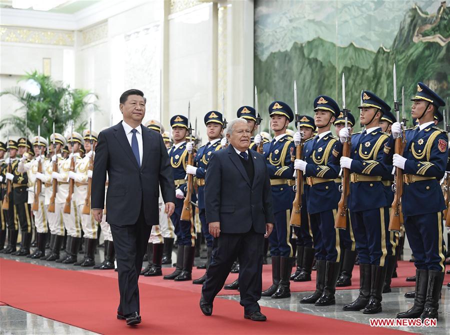 CHINA-BEIJING-XI JINPING-EL SALVADOR PRESIDENT-TALKS (CN)