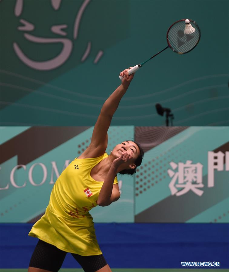 (SP)CHINA-MACAU-BADMINTON-MACAU OPEN