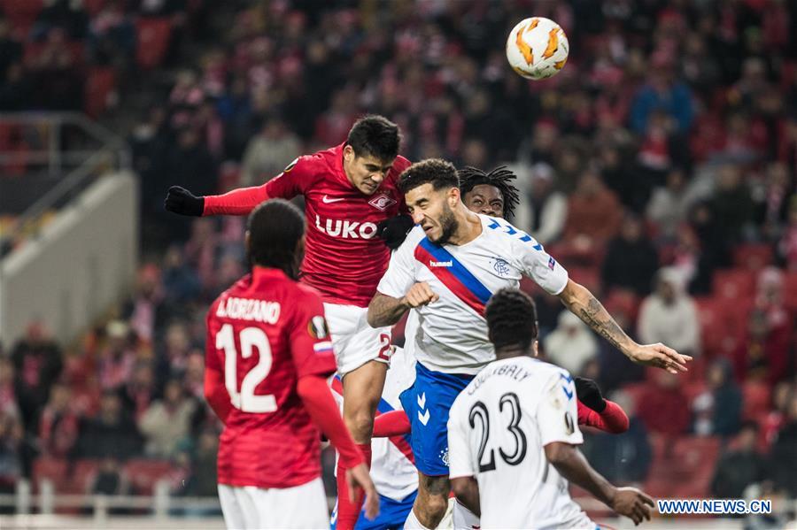 (SP)RUSSIA-MOSCOW-SOCCER-UEFA EUROPA LEAGUE-SPARTAK MOSKVA VS RANGERS