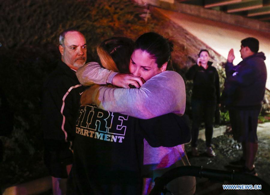 Xinhua Headlines: California bar shooting shocks city once deemed safe in U.S.