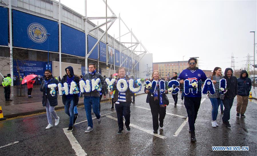 (SP)BRITAIN-LEICESTER-FOOTBALL-ENGLISH PREMIER LEAGUE-LEICESTER CITY FC VS BURNLEY FC