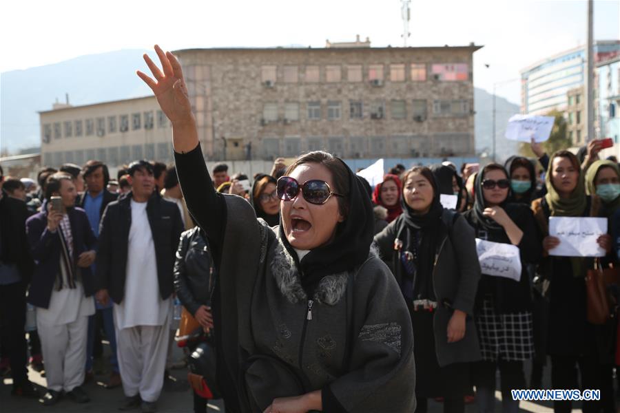 AFGHANISTAN-KABUL-PROTEST