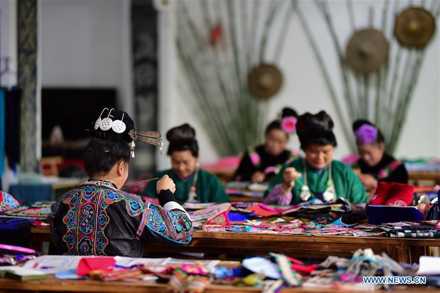 #CHINA-GUIZHOU-WOMEN-HANDICRAFTS (CN) 