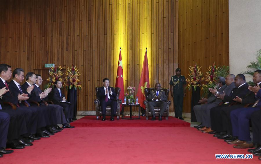 PAPUA NEW GUINEA-CHINA-XI JINPING-GOVERNOR-GENERAL-MEETING