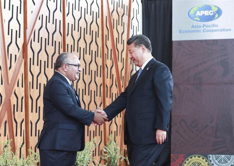 PAPUA NEW GUINEA-XI JINPING-APEC CEO SUMMIT