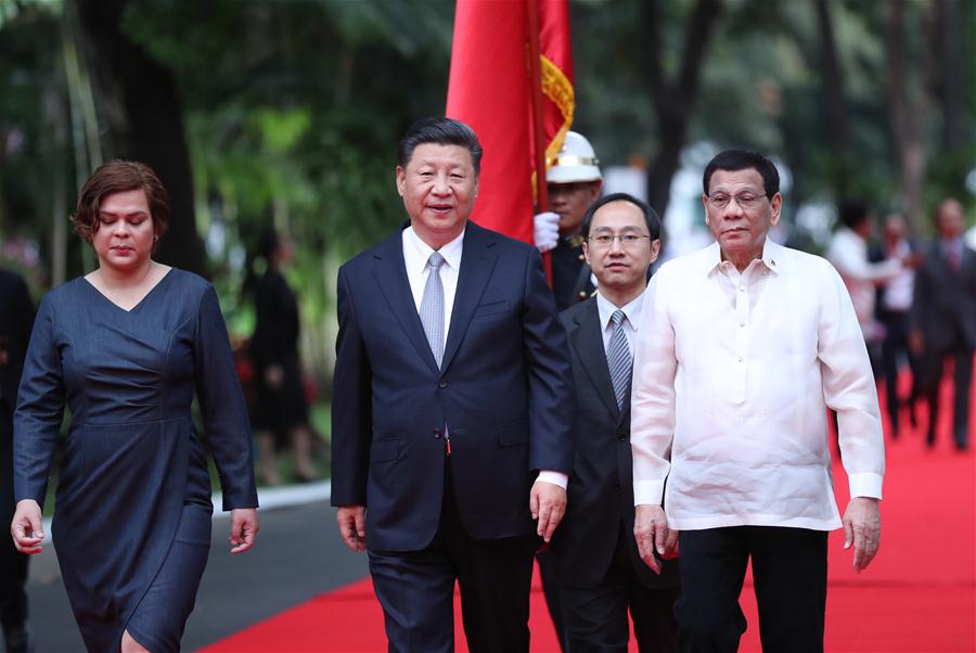 PHILIPPINES-CHINA-XI JINPING-DUTERTE-TALKS 