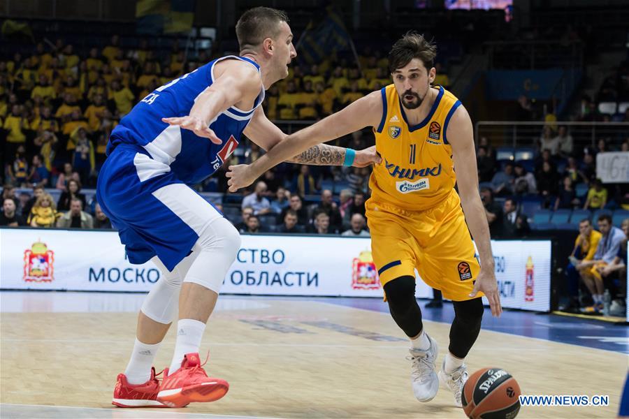 (SP)RUSSIA-MOSCOW-BASKETBALL-EUROLEAGUE-KHIMKI VS BUDUCNOST