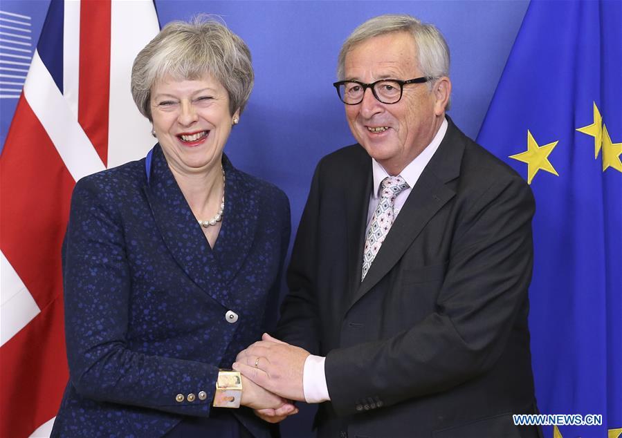 BELGIUM-BRUSSELS-EUROPEAN COMMISSION-JUNCKER-UK-MAY-MEETING