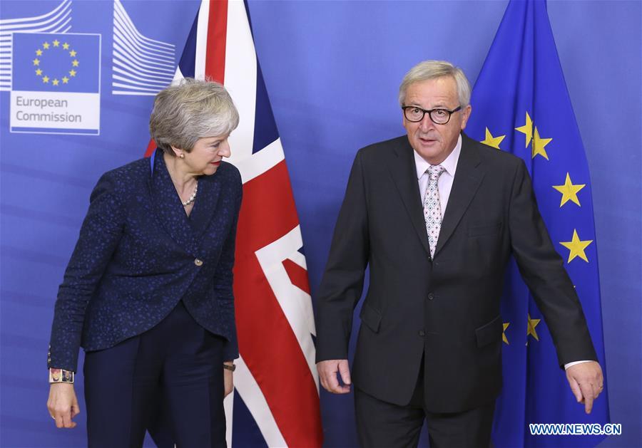 BELGIUM-BRUSSELS-EUROPEAN COMMISSION-JUNCKER-UK-MAY-MEETING