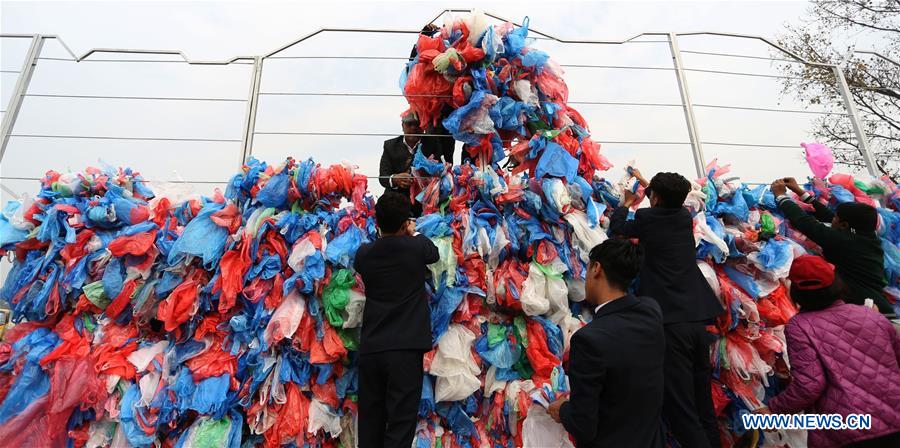 NEPAL-KATHMANDU-ENVIRONMENT-PLASTIC BAGS-RECORD