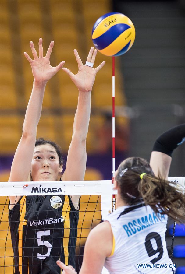 (SP)CHINA-SHAOXING-VOLLEYBALL-FIVB-WOMEN'S CLUB WORLD CHAMPIONSHIP-SEMIFINALS(CN)