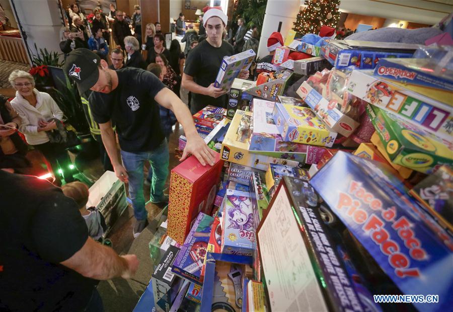 CANADA-VANCOUVER-TOYS-DONATION