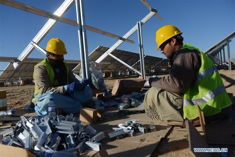 AFGHANISTAN-KANDAHAR-SOLAR POWER PLANT-CONSTRUCTION