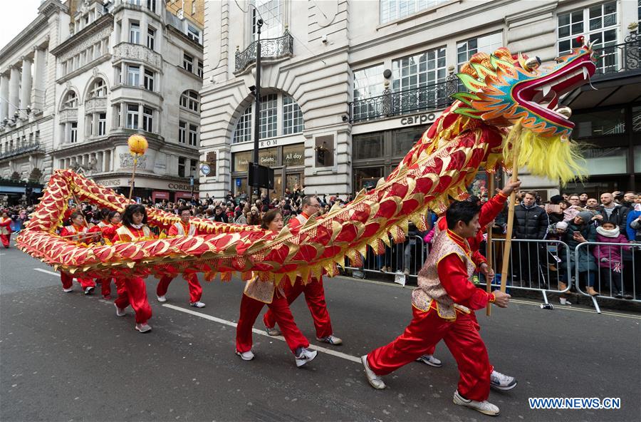 BRITAIN-LONDON-NEW YEAR-PARADE