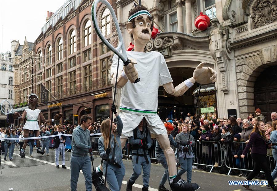 BRITAIN-LONDON-NEW YEAR-PARADE