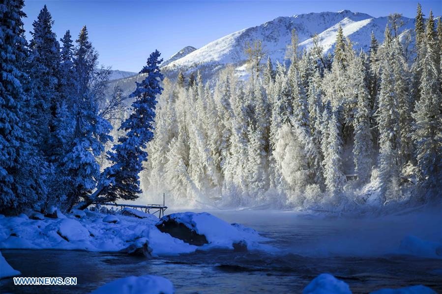 CHINA-XINJIANG-KANAS-SNOW SCENERY (CN)