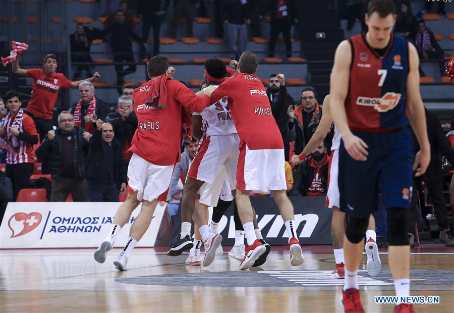 (SP)GREECE-PIRAEUS-OLYMPIACOS-EUROLEAGUE-BASKETBALL