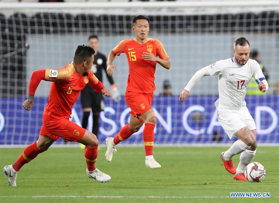 (SP)UAE-ABU DHABI-SOCCER-AFC ASIAN CUP 2019-GROUP C-CHN VS PHI