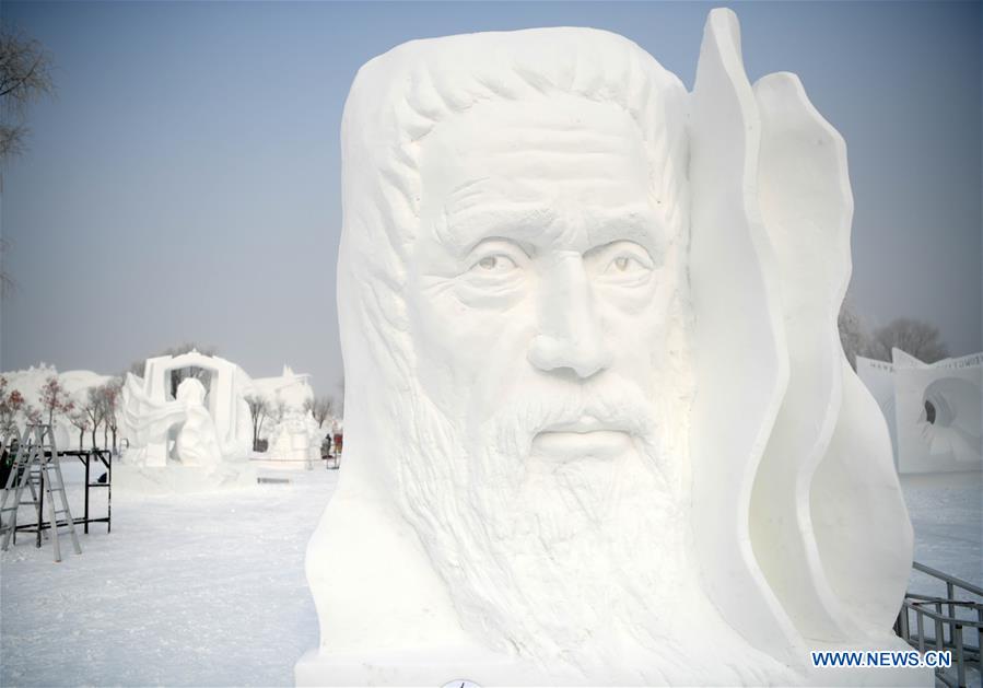 CHINA-HEILONGJIANG-HARBIN-SNOW SCULPTURE (CN)