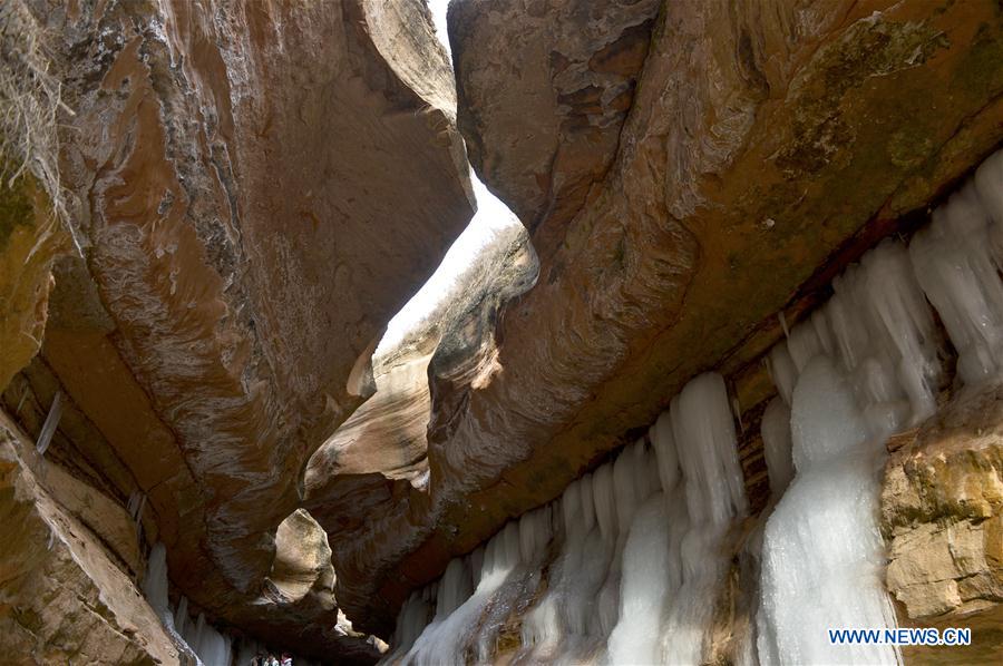 CHINA-GANSU-QINGYANG-HEILAOGUO SCENIC SPOT(CN)