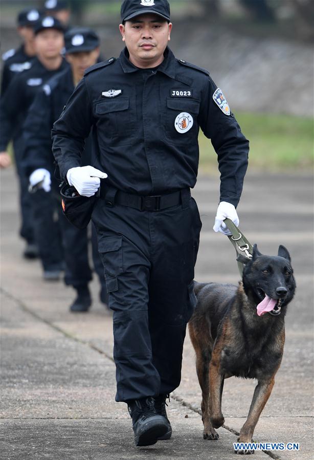 CHINA-GUANGXI-POLICE DOG-TRAINING (CN)