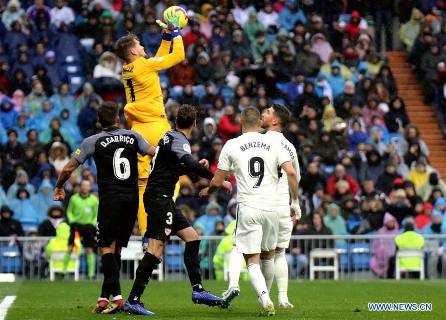 (SP)SPAIN-MADRID-SPANISH LEAGUE-REAL MADRID VS SEVILLA