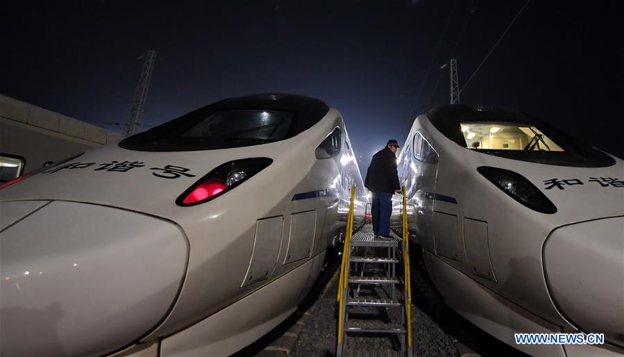 CHINA-CHANGCHUN-BULLET TRAIN-MAINTENANCE (CN)