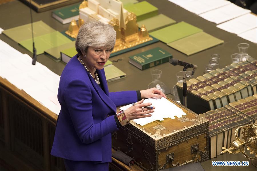 BRITAIN-LONDON-THERESA MAY-BREXIT DEAL-PM QUESTION TIME