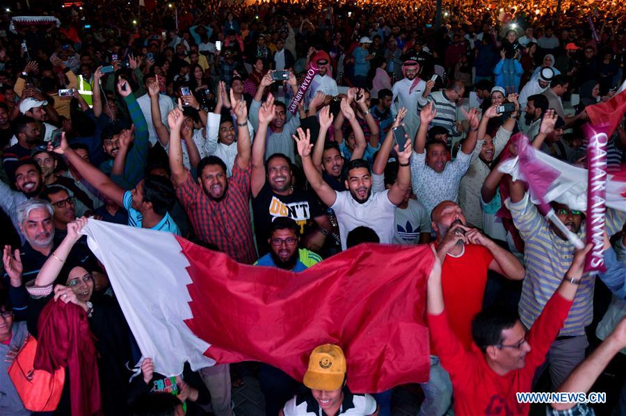 (SP)QATAR-DOHA-SOCCER-AFC ASIAN CUP 2019-FANS OF QATAR