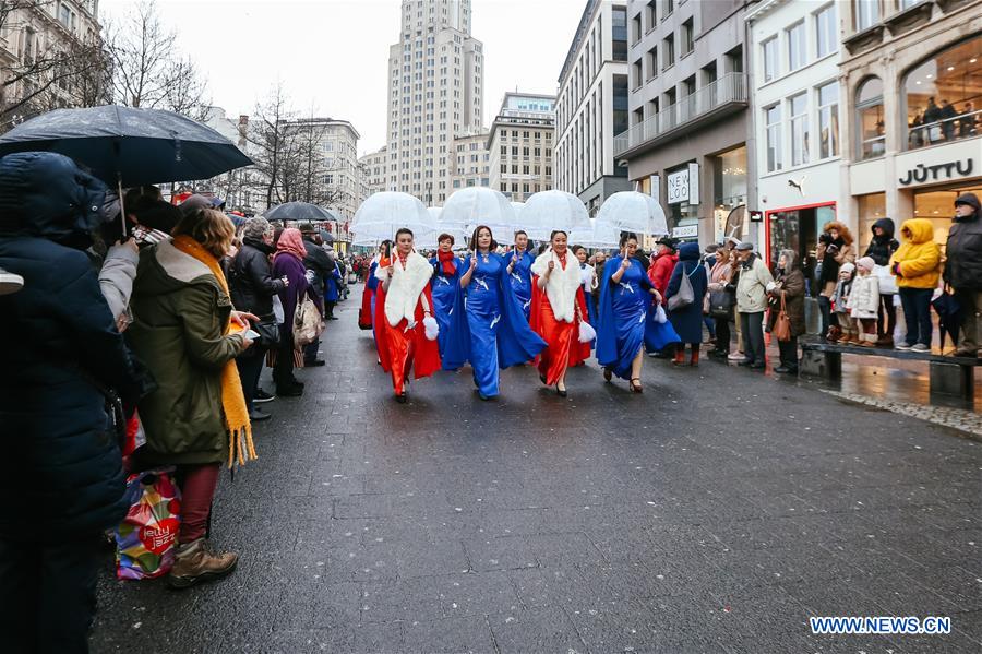 BELGIUM-ANTWERP-CHINESE LUNAR NEW YEAR-PARADE