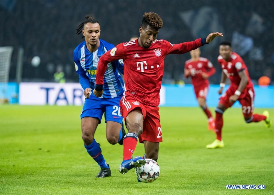 (SP)GERMANY-BERLIN-SOCCER-GERMAN CUP-BAYERN MUNICH VS HERTHA