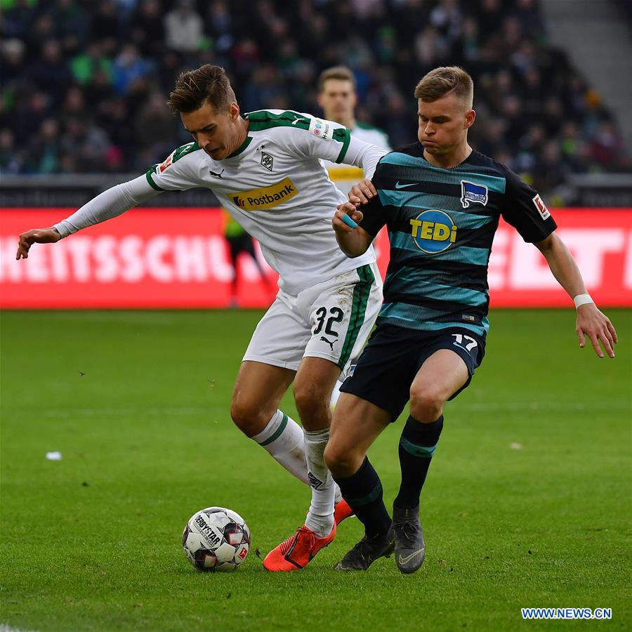 (SP)GERMANY-MOENCHENGLADBACH-SOCCER-BUNDESLIGA-HERTHA BSC VS MOENCHENGLADBACH