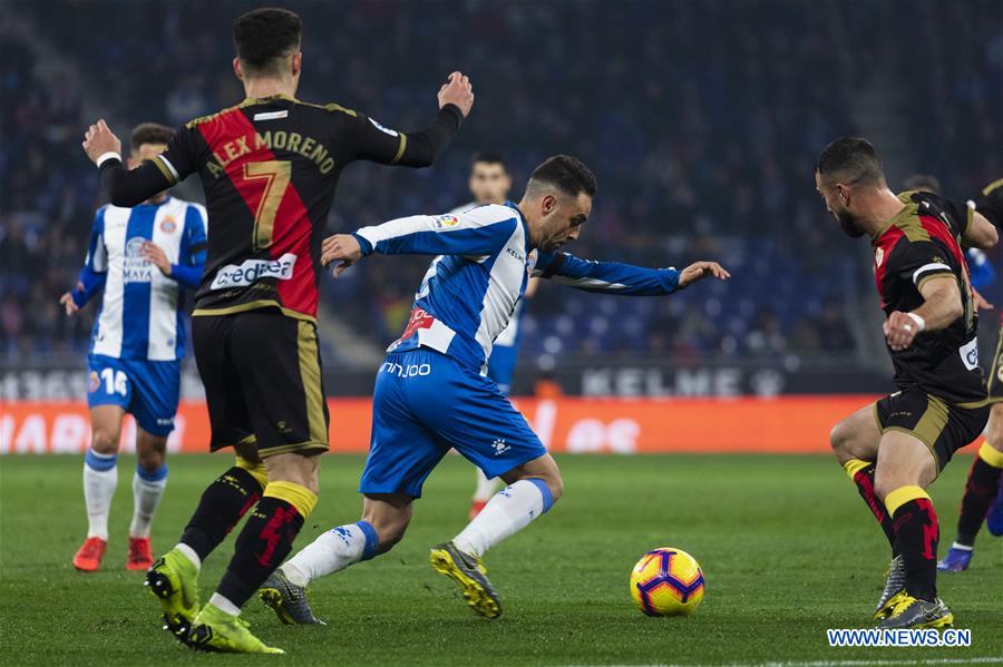 (SP)SPAIN-BARCELONA-SOCCER-RCD ESPANYOL VS RAYO VALLECNO