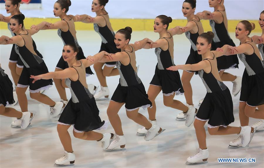 (SP) CROATIA-ZAGREB-SYNCHRONIZED SKATING-15TH ZAGREB SNOWFLAKES TROPHY